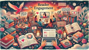 Virtual event with engaging author activities.